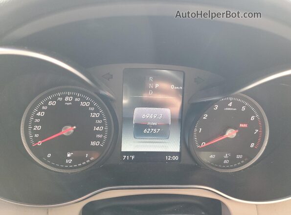 WDC0G4KB8HF214724 2017 MERCEDES-BENZ GLC-CLASS Blue Widok zestawu wskaźników