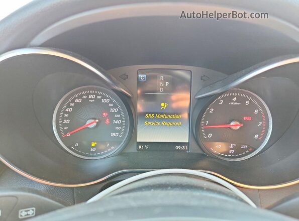 WDC0G4KBXHV011467 2017 MERCEDES-BENZ GLC-CLASS Black Widok zestawu wskaźników