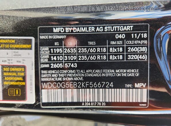 WDC0G5EB2KF566724 2019 MERCEDES-BENZ GLC-CLASS Black Engine compartment view