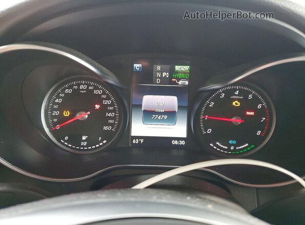 WDC0G5EB9KF625512 2019 MERCEDES-BENZ GLC-CLASS White Սարքավորումների վահանակի տեսք