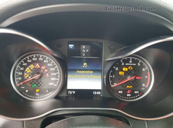 WDC0G6EB0HF178812 2017 MERCEDES-BENZ GLC-CLASS Черный Вид щитка приборов