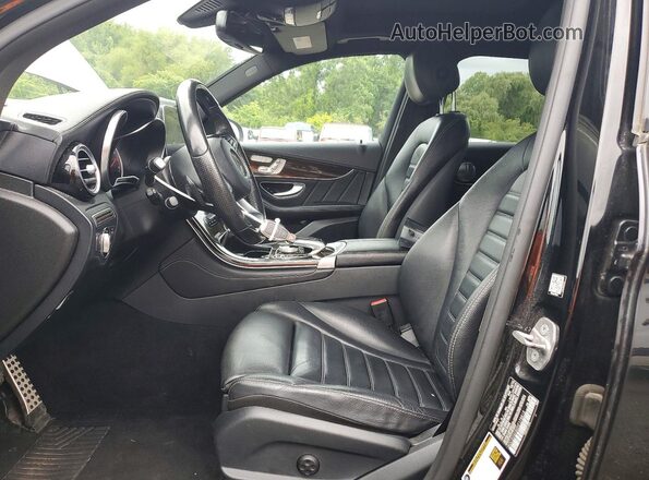 WDC0G6EB0HF178812 2017 MERCEDES-BENZ GLC-CLASS Черный Вид салона спереди