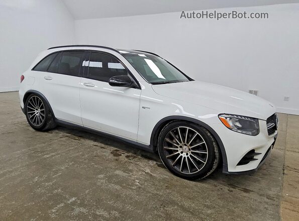 WDC0G6EB3HF196706 2017 MERCEDES-BENZ GLC-CLASS Белый Передняя правая четверть