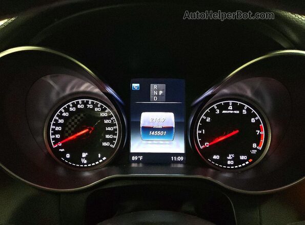 WDC0G6EB3HF196706 2017 MERCEDES-BENZ GLC-CLASS Белый Вид щитка приборов