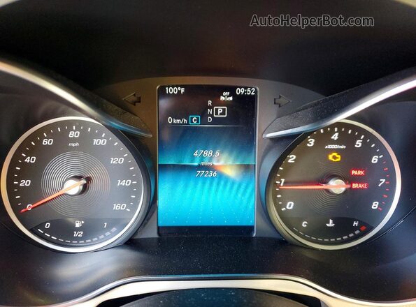 WDC0G8DB3LF725884 2020 MERCEDES-BENZ GLC-CLASS Серый Вид щитка приборов