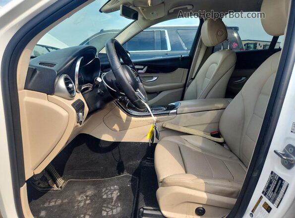 WDC0G8DB5LF726129 2020 MERCEDES-BENZ GLC-CLASS White Widok wnętrza z przodu
