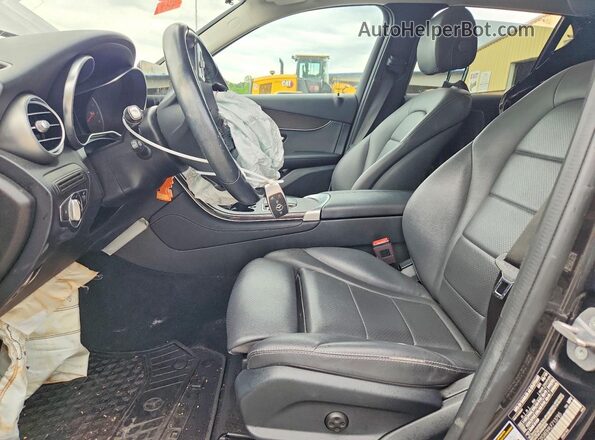 WDC0G8EB9LF713785 2020 MERCEDES-BENZ GLC-CLASS Black წინა სალონის ხედი