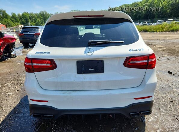 WDC0G8JB4JF474617 2018 MERCEDES-BENZ GLC-CLASS White Widok z tyłu