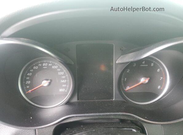 WDC0J4KB5JF347819 2018 MERCEDES-BENZ GLC-CLASS White Instrument cluster view