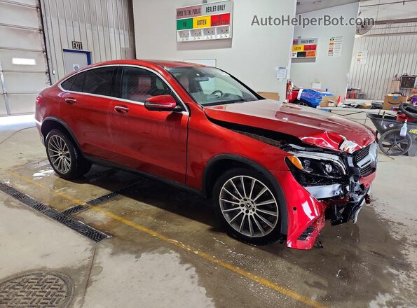 WDC0J4KB6JF436153 2018 MERCEDES-BENZ GLC-CLASS Красный Передняя правая четверть