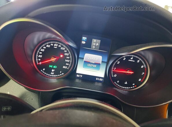 WDC0J4KB6JF436153 2018 MERCEDES-BENZ GLC-CLASS Красный Вид щитка приборов