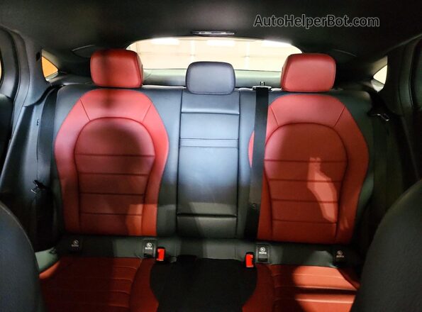 WDC0J4KB6JF436153 2018 MERCEDES-BENZ GLC-CLASS Красный Вид задних сидений