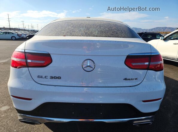 WDC0J4KB7JF392227 2018 MERCEDES-BENZ GLC-CLASS White Widok z tyłu