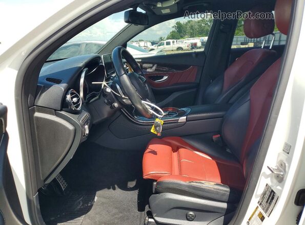 WDC0J4KB8JF378319 2018 MERCEDES-BENZ GLC-CLASS White Front interior view