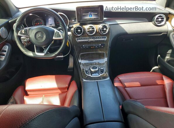 WDC0J4KB8JF378319 2018 MERCEDES-BENZ GLC-CLASS White Dashboard view