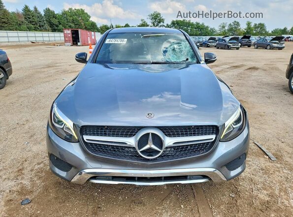 WDC0J4KBXJF346715 2018 MERCEDES-BENZ GLC-CLASS Gray წინა ხედი