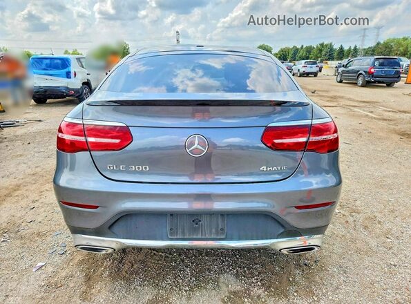 WDC0J4KBXJF346715 2018 MERCEDES-BENZ GLC-CLASS Gray უკანა ხედი