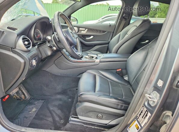 WDC0J4KBXJF346715 2018 MERCEDES-BENZ GLC-CLASS Gray წინა სალონის ხედი