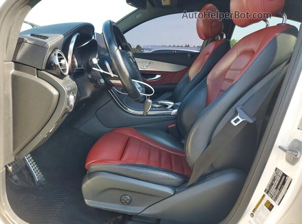 WDC0J6EB4JF382259 2018 MERCEDES-BENZ GLC-CLASS White Widok wnętrza z przodu