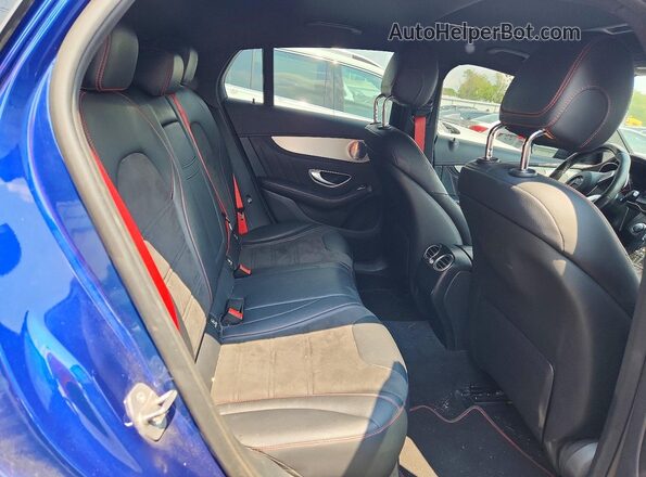 WDC0J6EB7HF289651 2017 MERCEDES-BENZ GLC-CLASS Синий Вид задней части салона
