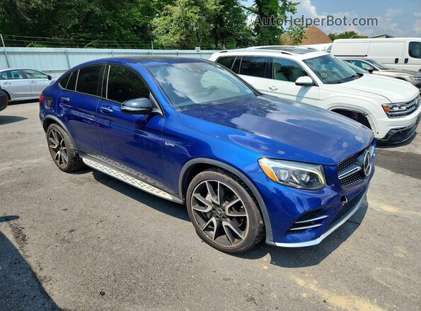 WDC0J6EB7HF289651 2017 MERCEDES-BENZ GLC-CLASS Синий Передняя правая четверть