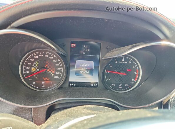 WDC0J6EB7HF289651 2017 MERCEDES-BENZ GLC-CLASS Синий Вид щитка приборов