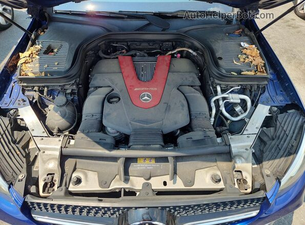 WDC0J6EB7HF289651 2017 MERCEDES-BENZ GLC-CLASS Синий Вид подкапотного пространства