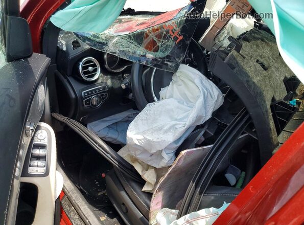 WDC0J8KB7KF491414 2019 MERCEDES-BENZ GLC-CLASS Red Widok deski rozdzielczej