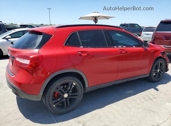 WDCTG4EBXHJ337706 2017 MERCEDES-BENZ GLA Красный Задняя правая четверть