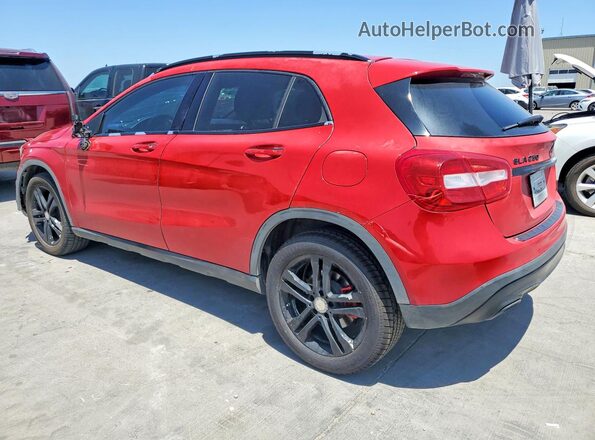 WDCTG4EBXHJ337706 2017 MERCEDES-BENZ GLA Красный Задняя левая четверть