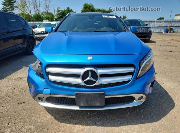 WDCTG4GB5GJ270475 2016 MERCEDES-BENZ GLA Blue Widok z przodu