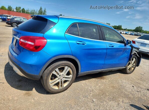 WDCTG4GB5GJ270475 2016 MERCEDES-BENZ GLA Blue Tył prawy