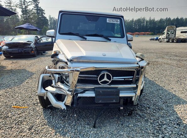 WDCYC7DF2HX266716 2017 MERCEDES-BENZ G-CLASS Silver Դիմացի տեսք