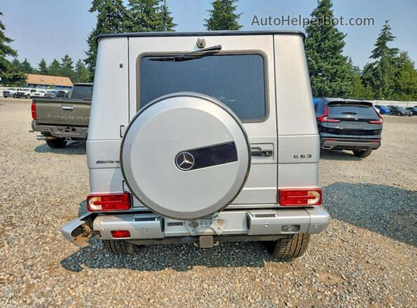 WDCYC7DF2HX266716 2017 MERCEDES-BENZ G-CLASS Silver Հետևի տեսք