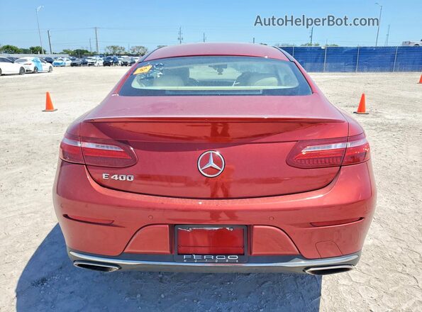 WDD1J6FB3JF020552 2018 MERCEDES-BENZ E Red Հետևի տեսք