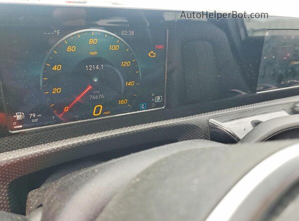 WDD3G4EB7KW033481 2019 MERCEDES-BENZ A Gray Instrument cluster view