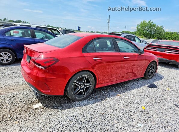 WDD3G4EB9KW019923 2019 MERCEDES-BENZ A Красный Задняя правая четверть