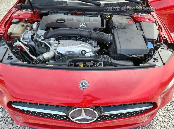 WDD3G4EB9KW019923 2019 MERCEDES-BENZ A Красный Вид задней части салона