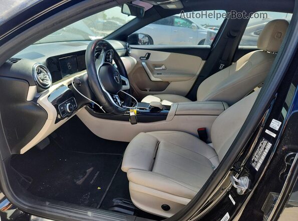 WDD3G4EBXKW034639 2019 MERCEDES-BENZ A Black Front interior view