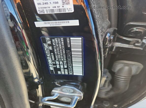 WDD3G4EBXKW034639 2019 MERCEDES-BENZ A Black Engine compartment view
