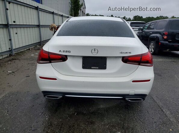 WDD3G4FB8KW022312 2019 MERCEDES-BENZ A White Widok z tyłu