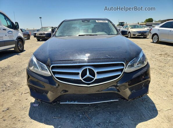 WDDHF5KB8GB247901 2016 MERCEDES-BENZ E Black Widok z przodu