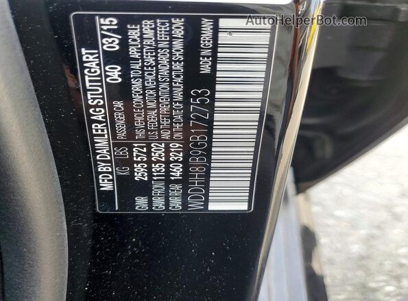 WDDHH8JB9GB172753 2016 MERCEDES-BENZ E Black Vista interior de 360 grados