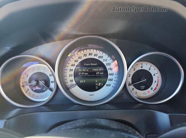 WDDKJ6HB6HF351444 2017 MERCEDES-BENZ E White Вид щитка приладів