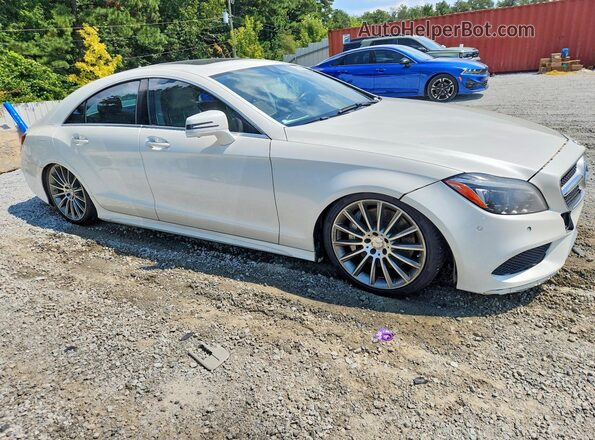 WDDLJ7DB2HA191625 2017 MERCEDES-BENZ CLS-CLASS Белый Передняя правая четверть
