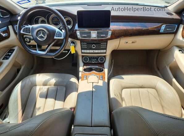 WDDLJ7DB2HA191625 2017 MERCEDES-BENZ CLS-CLASS Белый Вид панели приборов