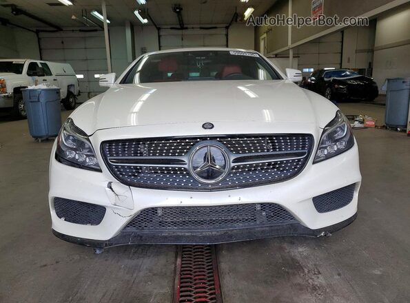 WDDLJ9BB6GA161279 2016 MERCEDES-BENZ CLS-CLASS White Vista frontal