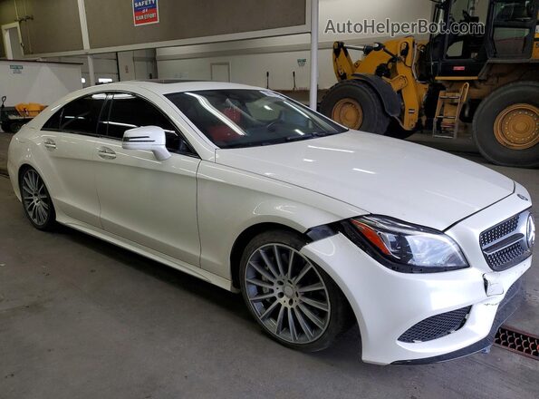 WDDLJ9BB6GA161279 2016 MERCEDES-BENZ CLS-CLASS White Delantero derecho