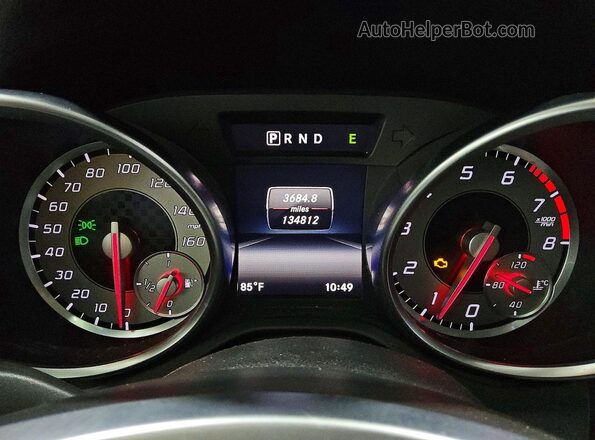 WDDPK3JA3GF117487 2016 MERCEDES-BENZ SLK White Widok zestawu wskaźników