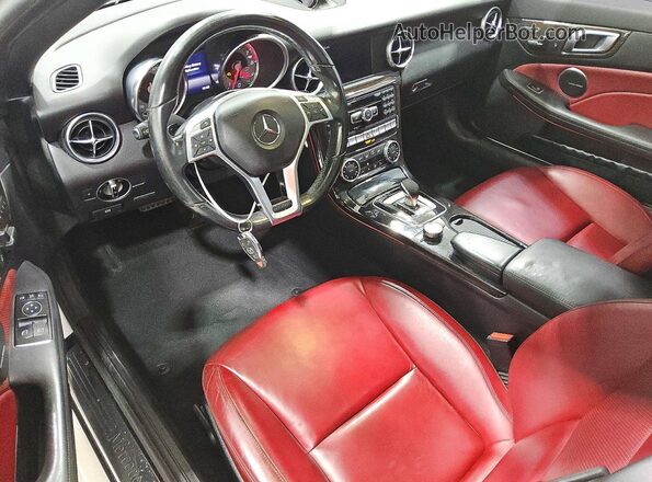 WDDPK3JA3GF117487 2016 MERCEDES-BENZ SLK White Widok deski rozdzielczej